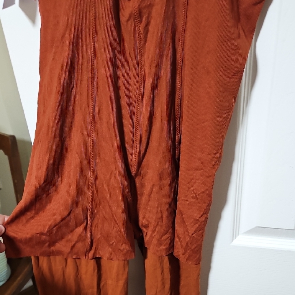 Nike Burnt Orange Yoga Jumpsuit - Picture 13 of 16